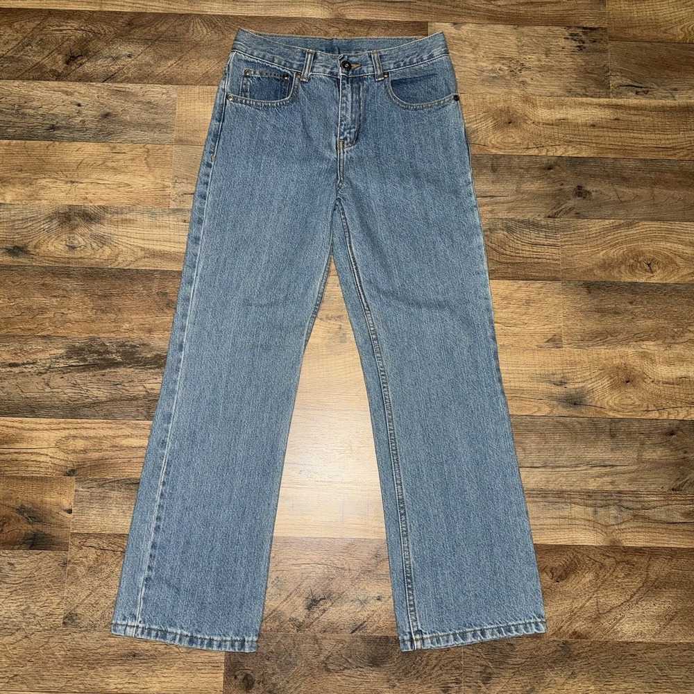 Faded Glory Blue Denim Jeans With Elastic Waist Boys Size 12R Discontinued